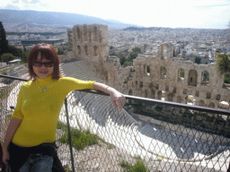 Miaomiao at the Odeon of Herodes Atticus