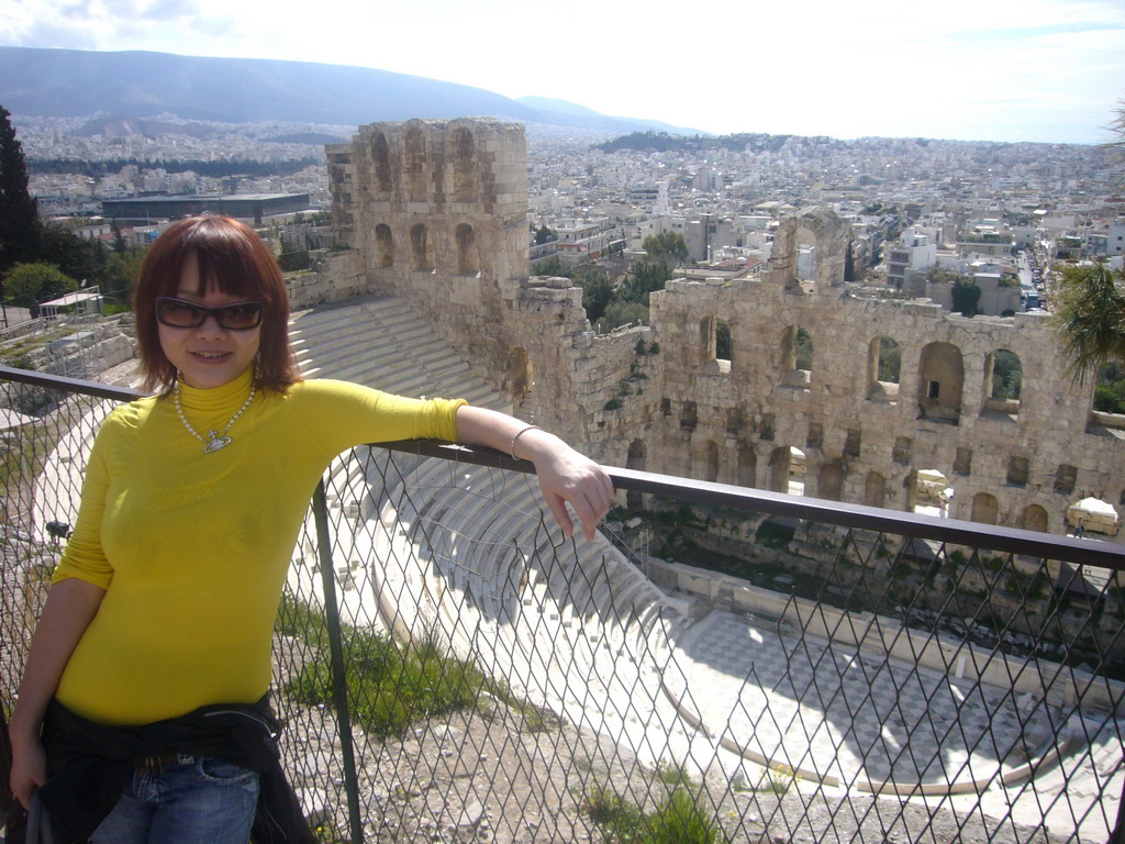 Miaomiao at the Odeon of Herodes Atticus