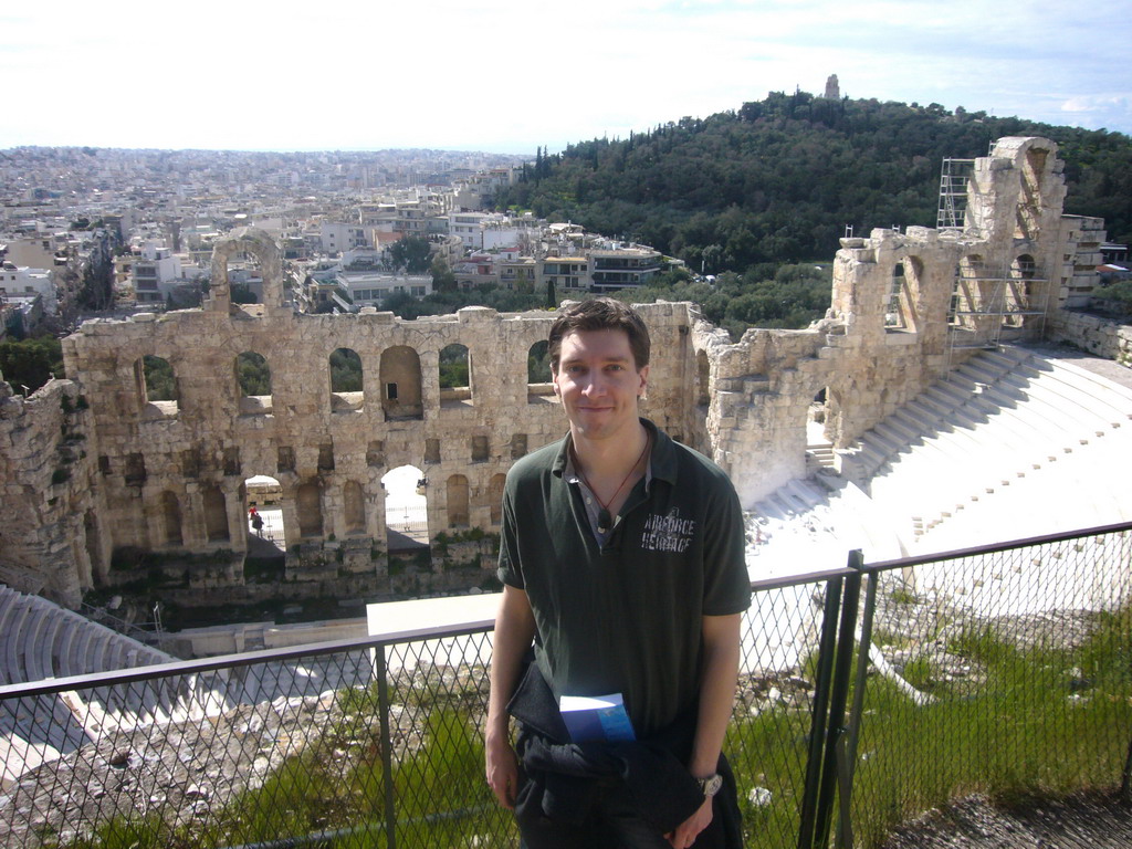 Tim at the Odeon of Herodes Atticus