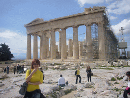 Miaomiao at the Parthenon