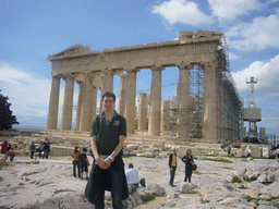Tim at the Parthenon