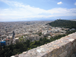 View from the Acropolis on the city center