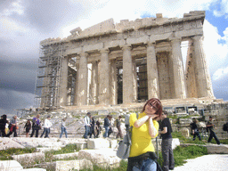 Miaomiao at the Parthenon