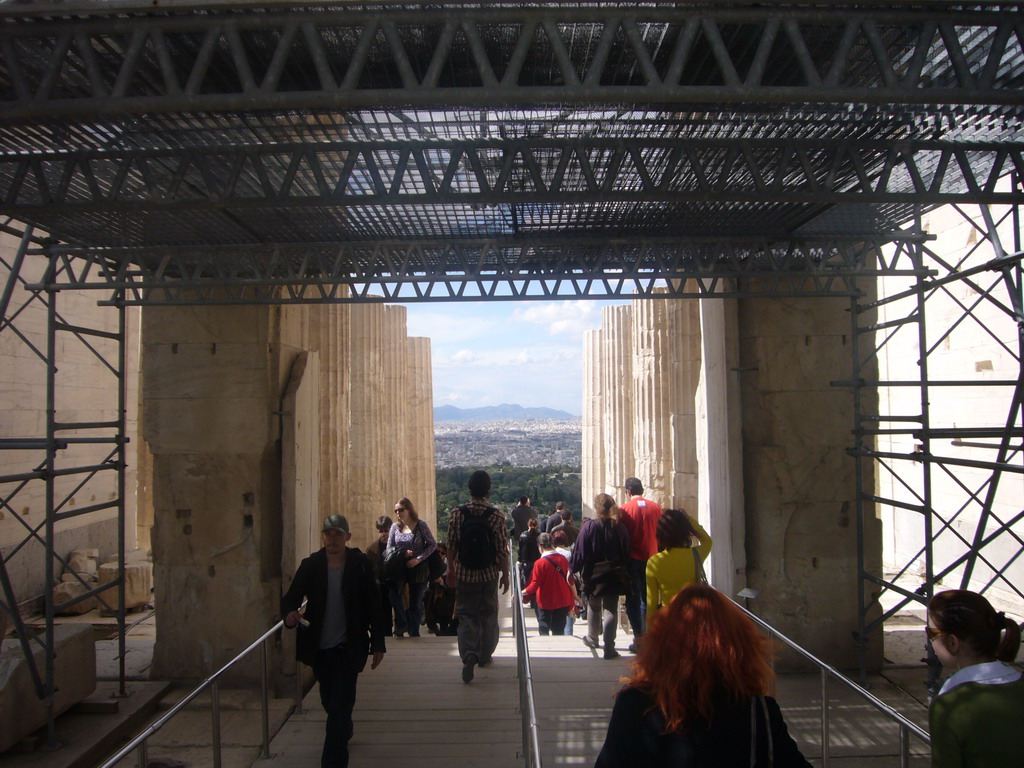 Inside the Propylaia