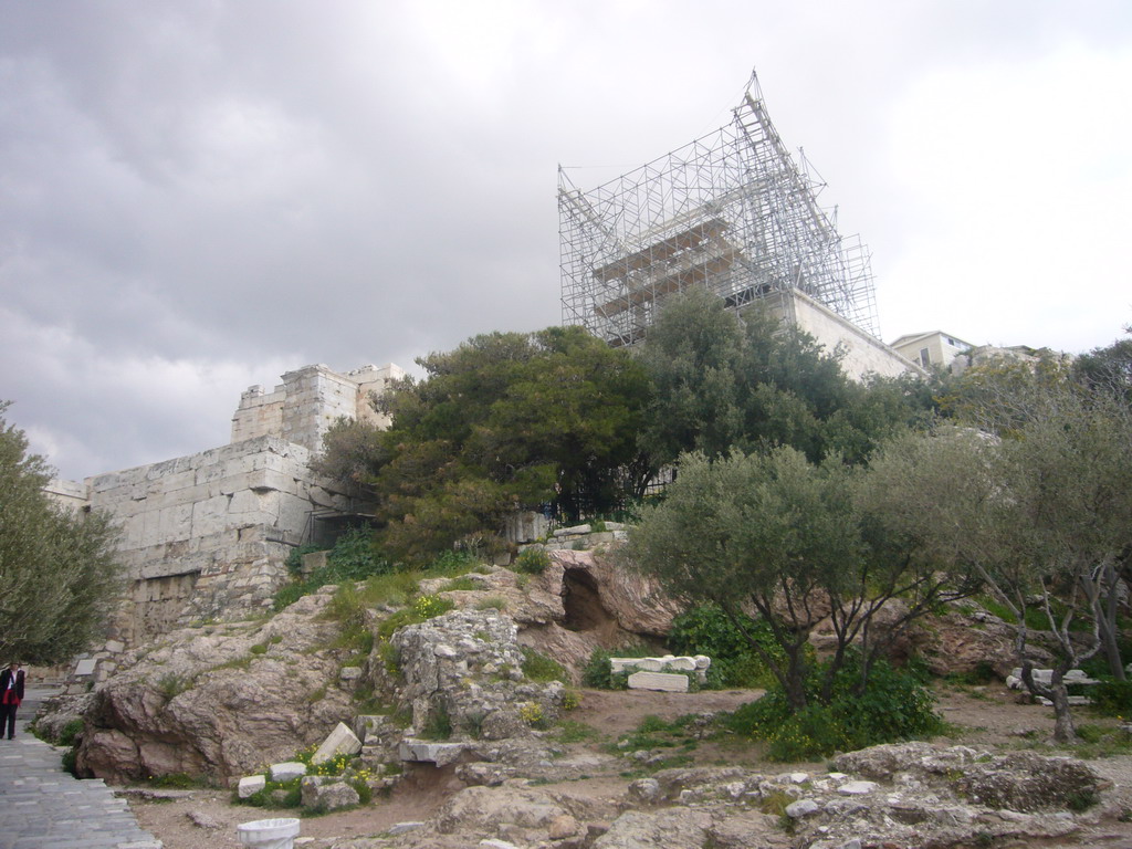 The Acropolis, with the Temple of Athena Nike