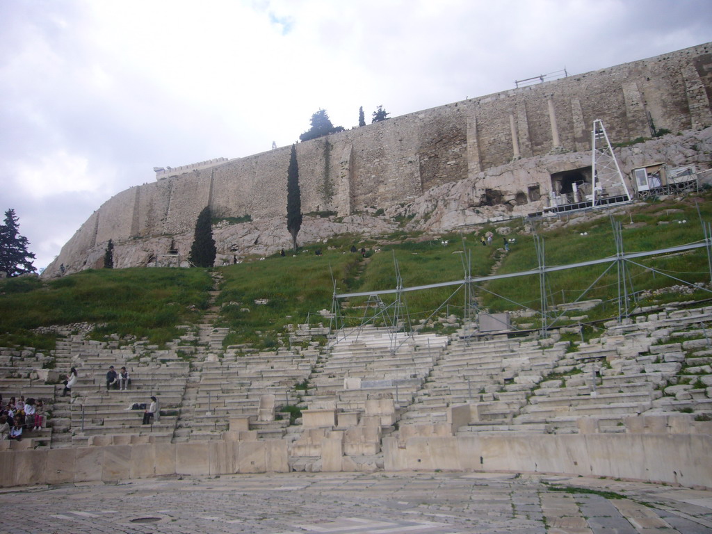 The Theatre of Dionysos and the outer wall of the Acropolis