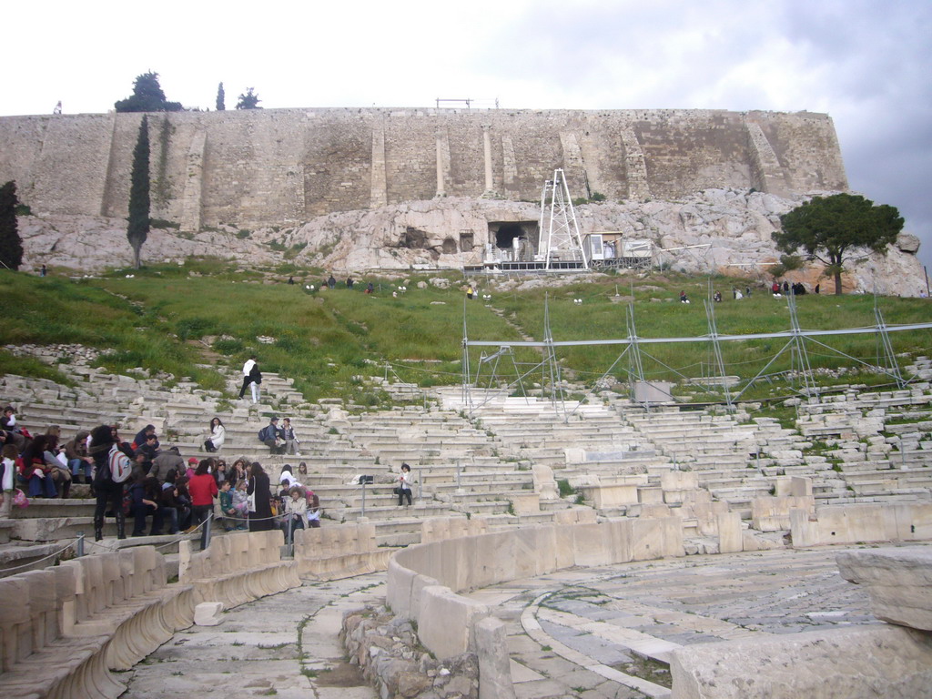 The Theatre of Dionysos and the outer wall of the Acropolis