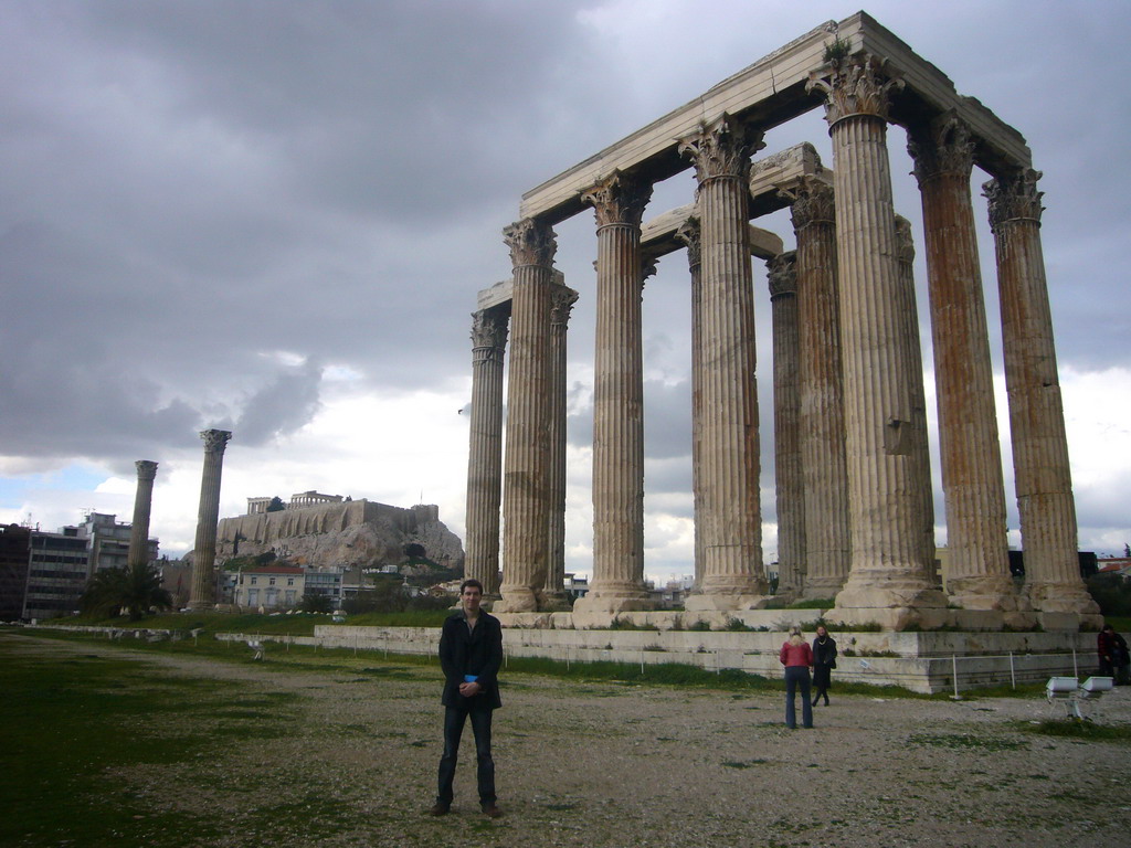 Tim at the Temple of Olympian Zeus