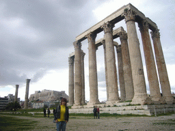 Miaomiao at the Temple of Olympian Zeus