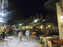 Sotiros square, Plaka district, by night