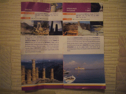 Information on day trips to Delphi and Argolis