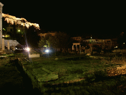 Roman Agora, by night