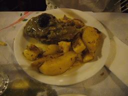 Dinner in the taverna `O Platanos`