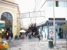 Entrance to flea market of Monastiraki