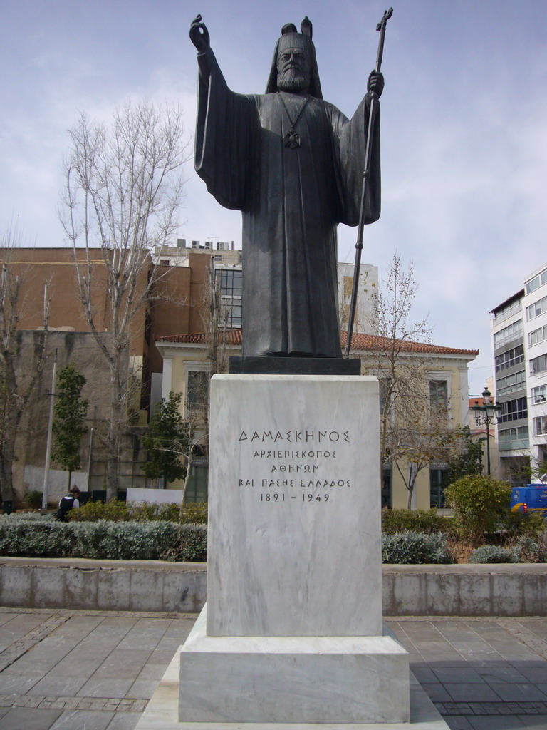 Statue of Archbishop Damaskinos of Athens