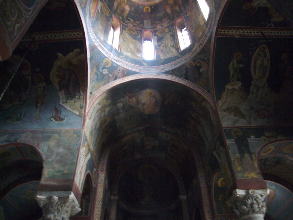 Inside the Church of Panaghia Kapnikarea