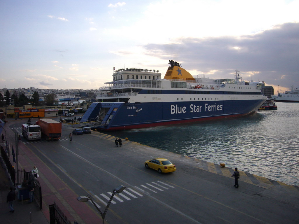 Boat in Piraeus harbour