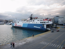 Boat in Piraeus harbour