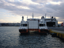 Boat in Piraeus harbour