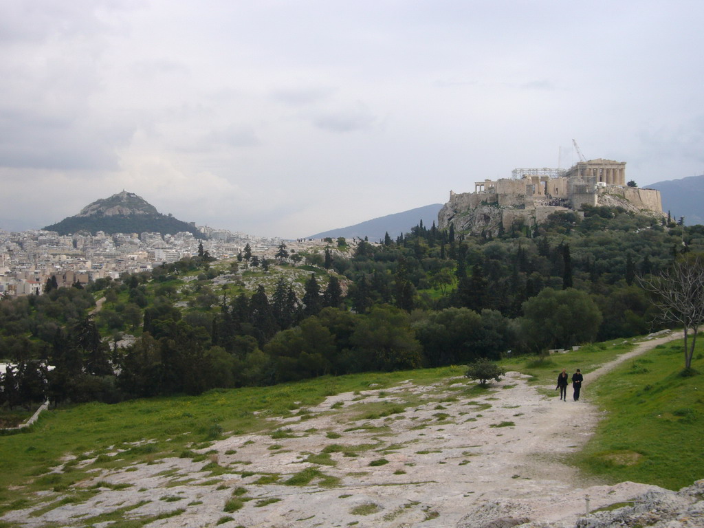 View on the Acropolis from Filopappos Hill