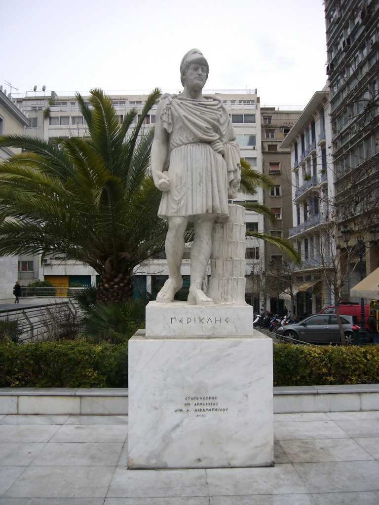 Statue of Perikles, near Kotzia Square