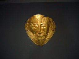 The Mask of Agamemnon from Mycenae, in the National Archaeological Museum
