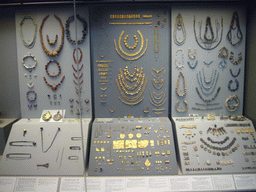 Gold jewelry from Mycenae, in the National Archaeological Museum