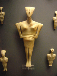 Cycladic figurine, in the National Archaeological Museum