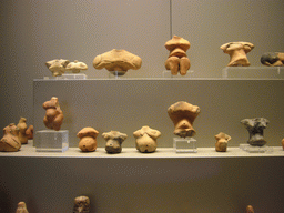 Small prehistoric statues, in the National Archaeological Museum