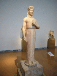 Kore statue, in the National Archaeological Museum