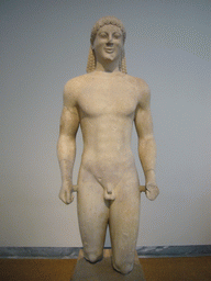 Kouros statue, in the National Archaeological Museum