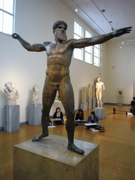 The Artemision Bronze, in the National Archaeological Museum