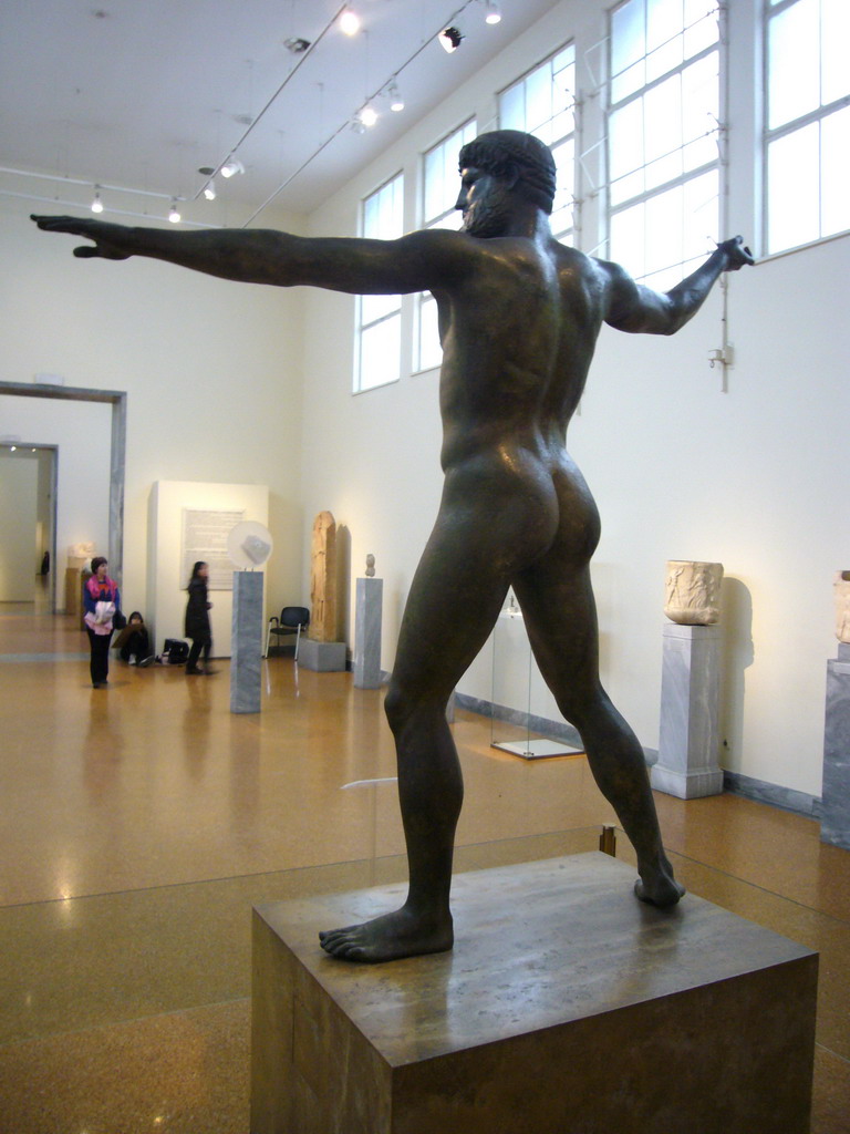 The Artemision Bronze, in the National Archaeological Museum