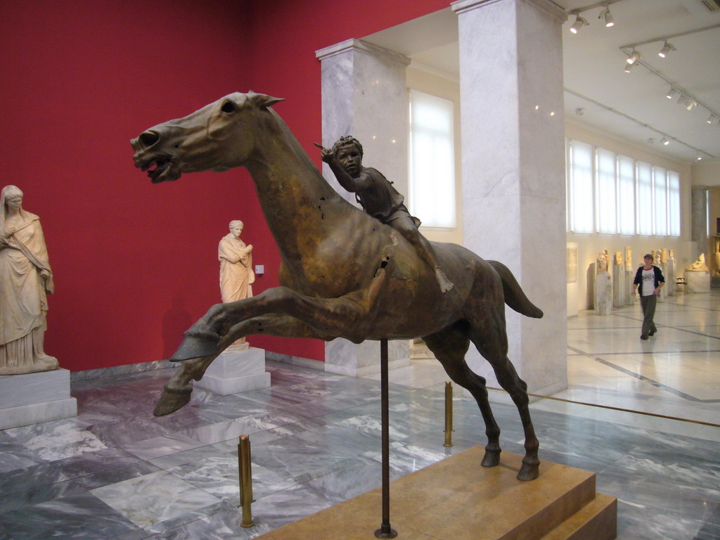 The Jockey of Artemision, in the National Archaeological Museum