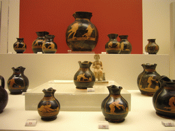 Red-figured vases, in the National Archaeological Museum