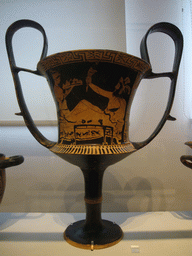 Red-figured vase, in the National Archaeological Museum