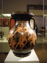 Red-figured vase, in the National Archaeological Museum