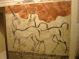 Fresco from Santorini, in the National Archaeological Museum