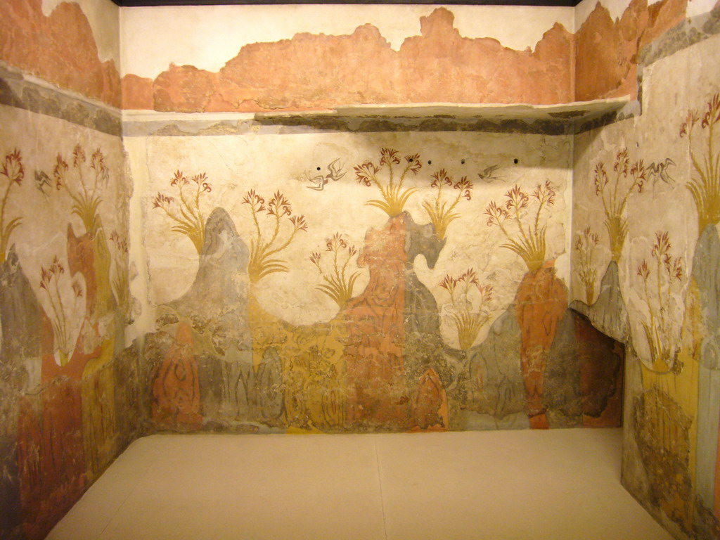 Frescoes from Santorini, in the National Archaeological Museum