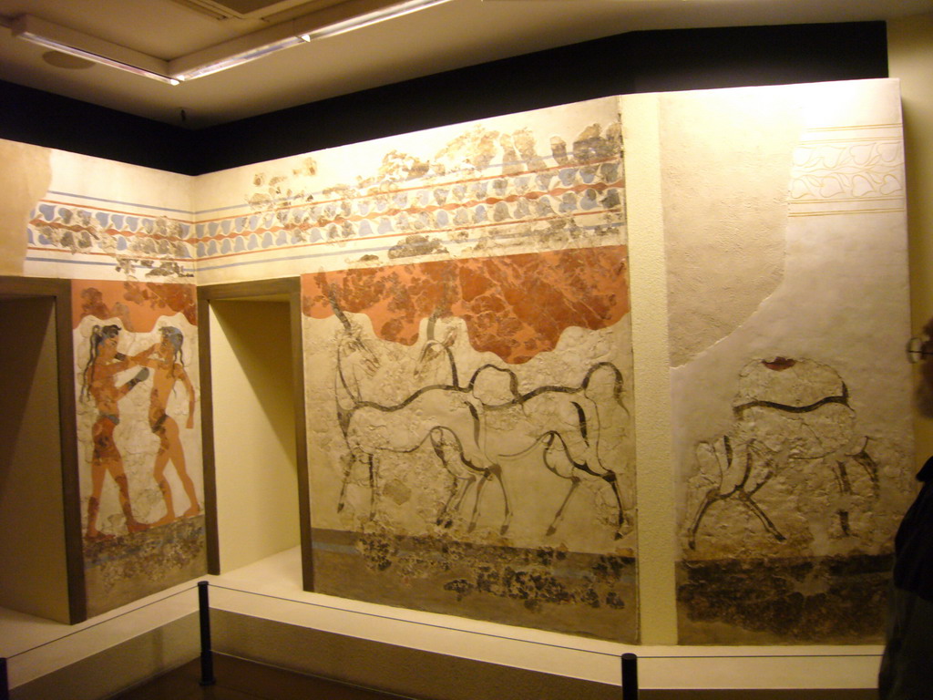 Frescoes from Santorini, in the National Archaeological Museum