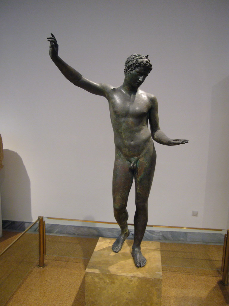 The Marathon Boy or Ephebe of Marathon, in the National Archaeological Museum