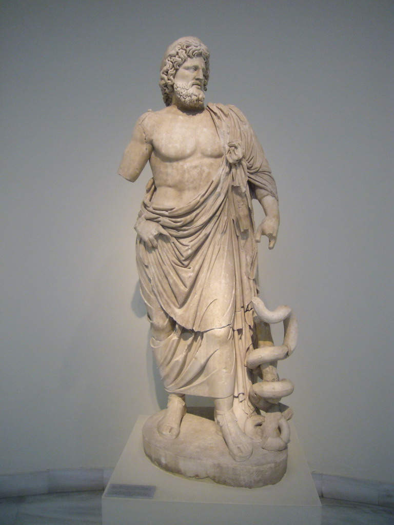 Statue of Asklepios, in the National Archaeological Museum