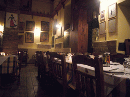 The restaurant Psara`s in the Plaka district