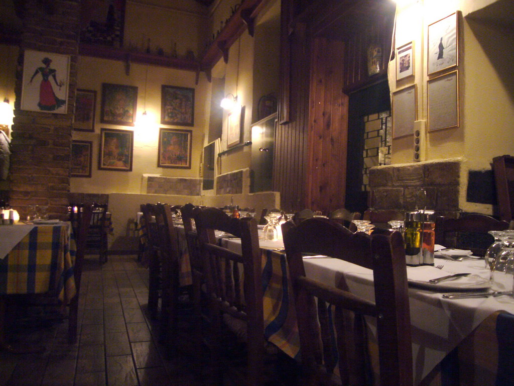 The restaurant Psara`s in the Plaka district