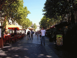 Tim at the Place de l`Horloge square