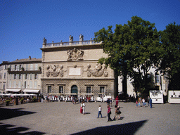 Front of the Hôtel des Monnaies building at the Place du Palais square