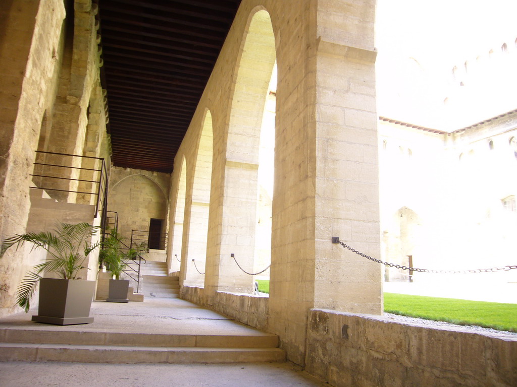 Gallery at the Cloister at the Palais des Papes palace