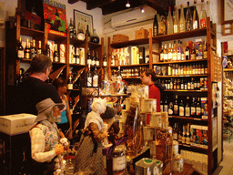 Interior of a shop in the city center