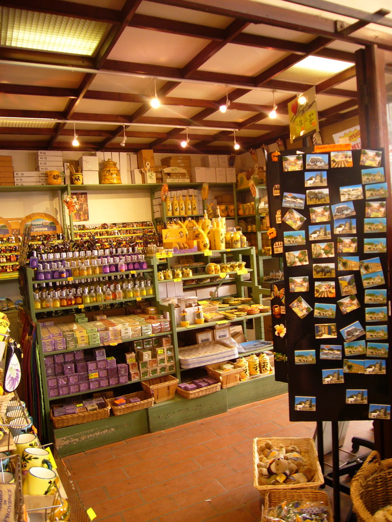 Interior of a shop in the city center