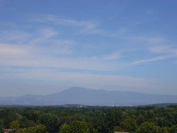 Mountains, viewed from the Rocher des Doms gardens